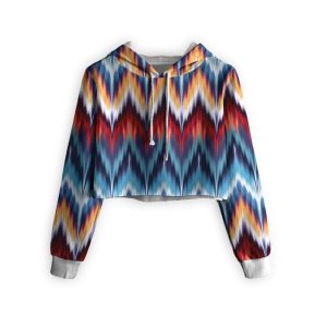 Sublimation Cropped Hoodie